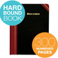 Record Ledger Book 8.25"x10.75 300 Pages