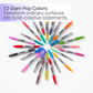 Markers Sharpie Fine/GLAM POP Colors 5Pk