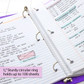 Binder-View 1/2" Purple/3-Rings/2 Pockets (ASG R1-P2)