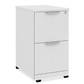 Vertical File Cabinet-2 Drawer Mobile - File/File- Laminated Wood Vertical File Cabinet-2 Drawer Mobile - File/File- Laminated Wood
