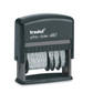 Stamp Printy DATER Dial-A-Phrase, 12 Popular Office Messages