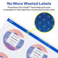Round Labels Matte White-Laser/Inkjet 2"  10 Sheets (120 Labels)