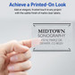 Shipping Labels w/Sure Feed-2" x 4", Matte Clear 25 Sheets (250 Labels)