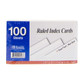 Index Cards 3"x 5" Ruled/White 100ct.