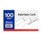 Index Cards 3"x 5" Ruled/White 100ct.