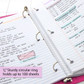 Binder-View 1/2" Magenta/3-Rings/2 Pockets