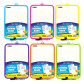 Dry Erase Board w/Markers Double Side  7.4" x 10.3"