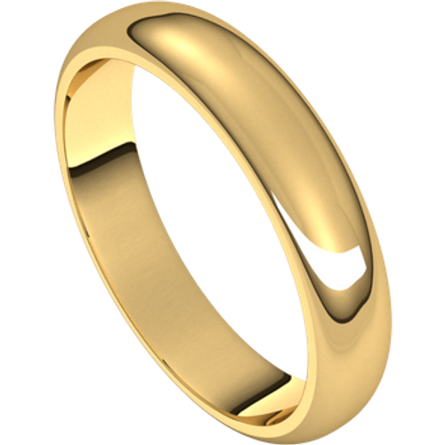 4mm 14kt Yellow Gold Wedding Band