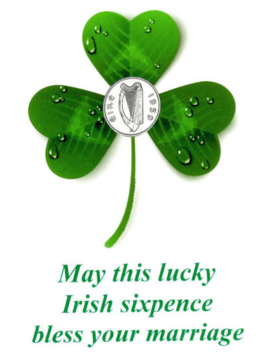 A Lucky Irish Sixpence