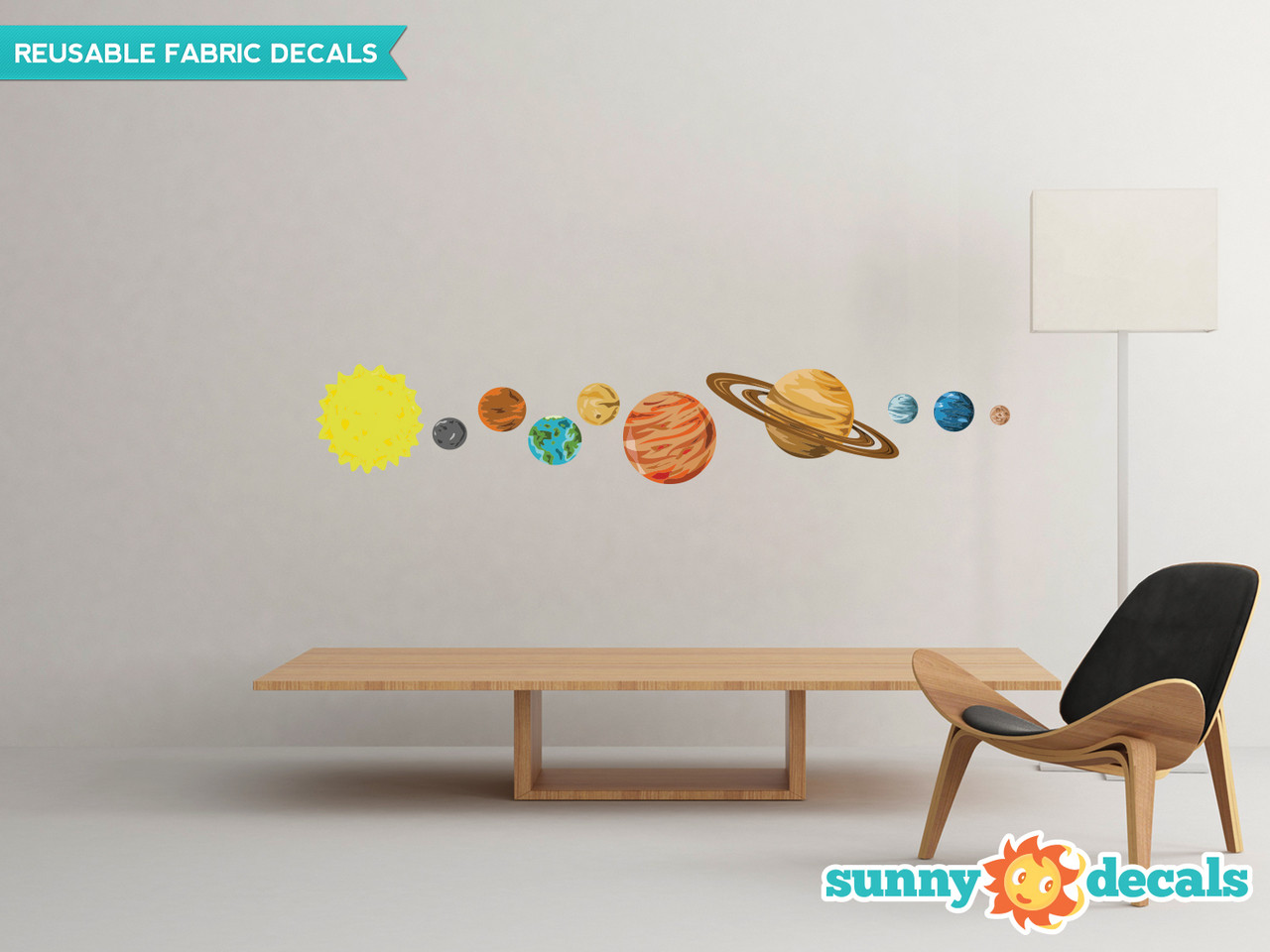 Solar System Fabric Wall Decals Sunny Decals Solar System Fabric Wall Decals Sunny Decals