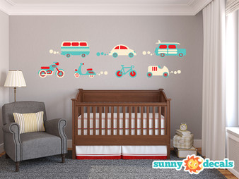 Transportation Wall Decals - Sunny Decals