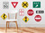 Street Signs Fabric Wall Decals with Stop Sign, Yield, One Way, Exit, Railroad and More - Sunny Decals Street Signs Fabric Wall Decals with Stop Sign, Yield, One Way, Exit, Railroad and More - Sunny Decals