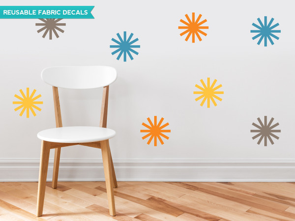 Starburst fabric wall decals - Sunny Decals Starburst fabric wall decals - Sunny Decals