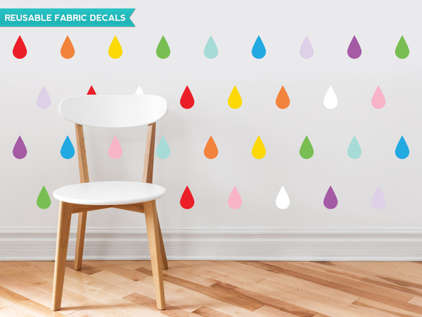 Raindrop fabric wall decals - Sunny Decals Raindrop fabric wall decals - Sunny Decals