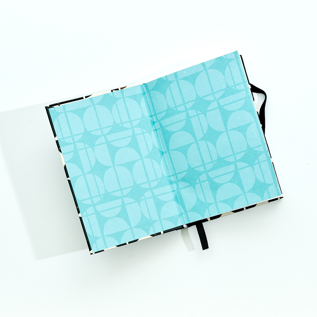 Wood Mod Hardcover Casebound Petite Journal w/ bungee closure, Ruled ...