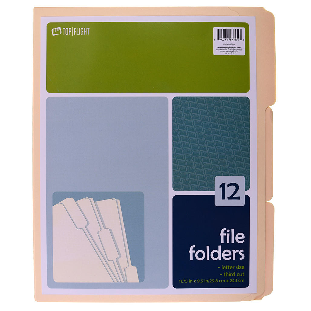 File Folder Tabs Pendaflex Poly Top Tab File Guides, 1/3-Cut Top Tab, January To December, 8.5 X 11, Assorted Colors, 12/Set (40144 File Tabs