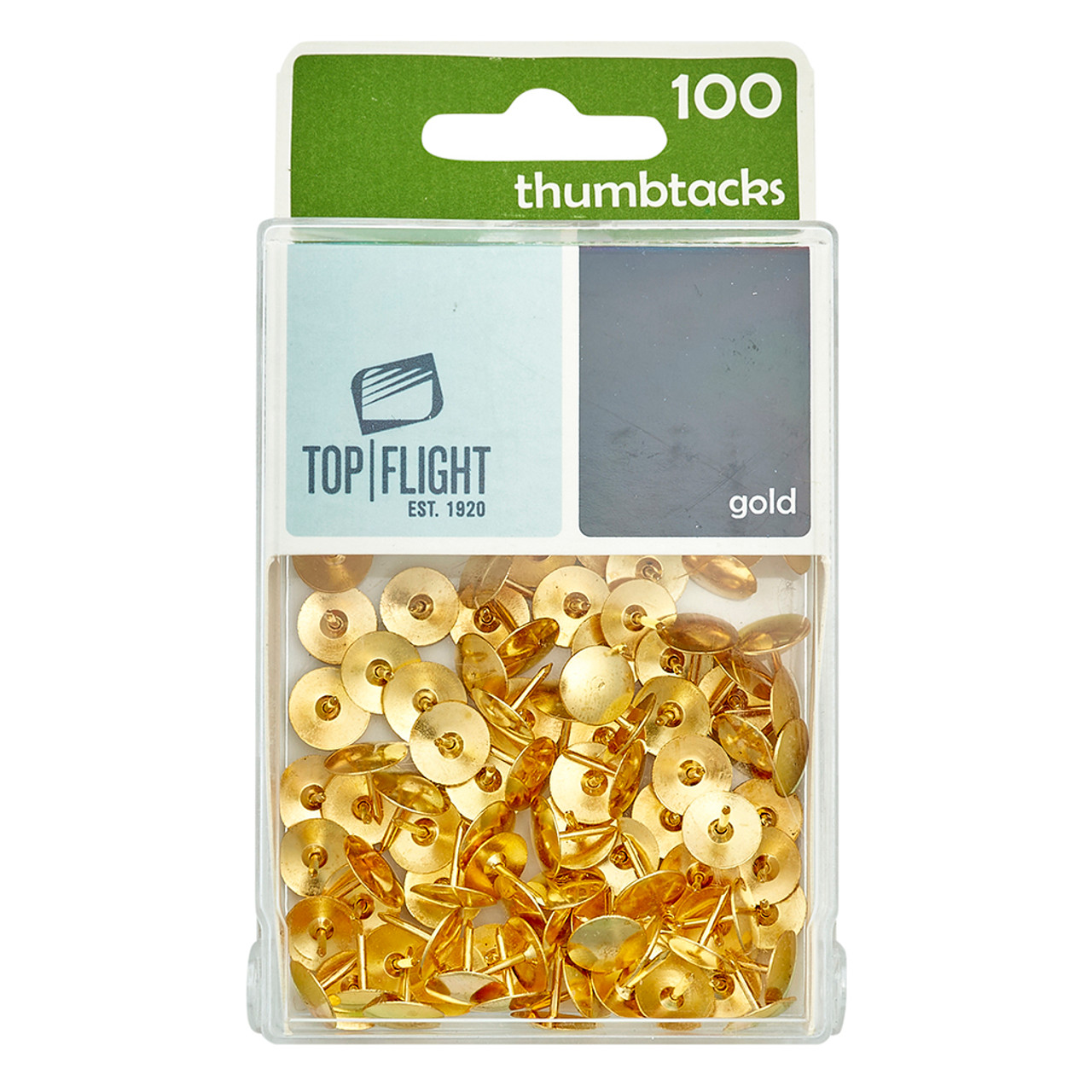 Thumb Tack 100 count, Gold