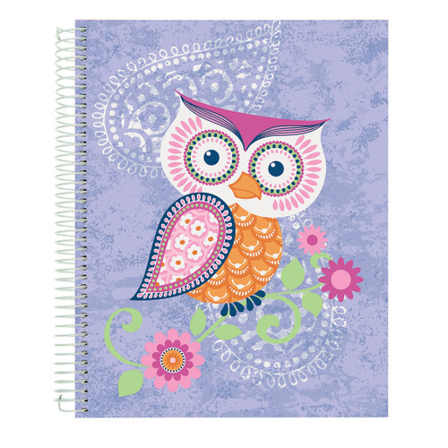 Lilyページ Flying Beauties Owl Wirebound Journal, 8.25
