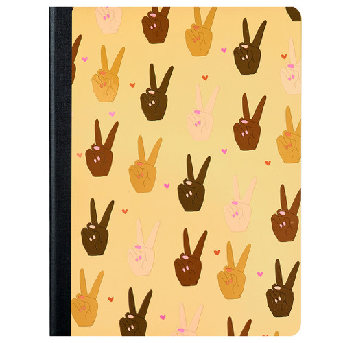 Together Peace Sign Composition Book, Wide Rule, 80 Sheets