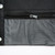 Titanium® Nylon Pencil Pouch, Zipper, 3 ring, mesh pockets, Black & Gray