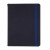 Leatherette Journal Notebook, Dot Grid Ruled, 120 Sheets, Navy