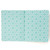 Hexagon Soft Touch Blue Journal with Gold Foil, Dot Grid Ruled, 120 Sheets