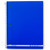 Boss® 3 Subject, Poly Cover Wirebound Notebook, Wide Rule, 138 Sheets, Blue