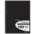 Standards® 5 Subject, Wirebound Notebook, College Rule, 180 Sheets, Black