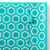 Leatherette Journal with Magnetic Flap, Ruled, 96 Sheets, Aqua