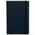 Silverpoint® Leatherette Hard Cover Casebound Journal/Notebook, Ruled, 120 Sheets, Navy