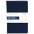 Silverpoint® Leatherette Hard Cover Casebound Mini Journal/Notebook, Dot Ruled, 96 Sheets, 5.5" x 3.5", Navy