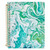 Lily & Huck Green Blue Pour Journal Wirebound Notebook, Hard Vinyl Cover, 140 Color Edge Sheets