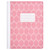 Pink Hex Geo Composition Book, Wide Rule, 80 Sheets,