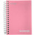 WIRED Chub Wirebound Notebook, Heavyweight Paper, College Rule, 180 Sheets, Pink