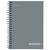 WIRED Personal Wirebound Notebook, Heavyweight Paper, College Rule, 7" x 5",  100 Sheets, Gray