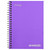 WIRED Personal Wirebound Notebook, Heavyweight Paper, College Rule, 7" x 5",  100 Sheets, Purple