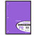 Standards® 1 Subject, Wirebound Notebook, College Rule, 70 Sheets, Purple