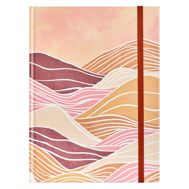 Mountain Lines Hardcover Casebound Journal with Bungee Closure, Lined ...