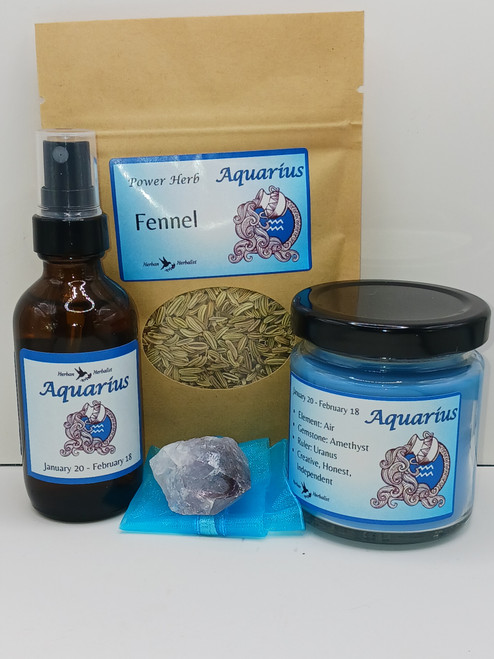 Aquarius Zodiac Gift Set