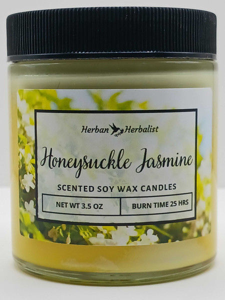 Honeysuckle Jasmine Soy Wax Candle