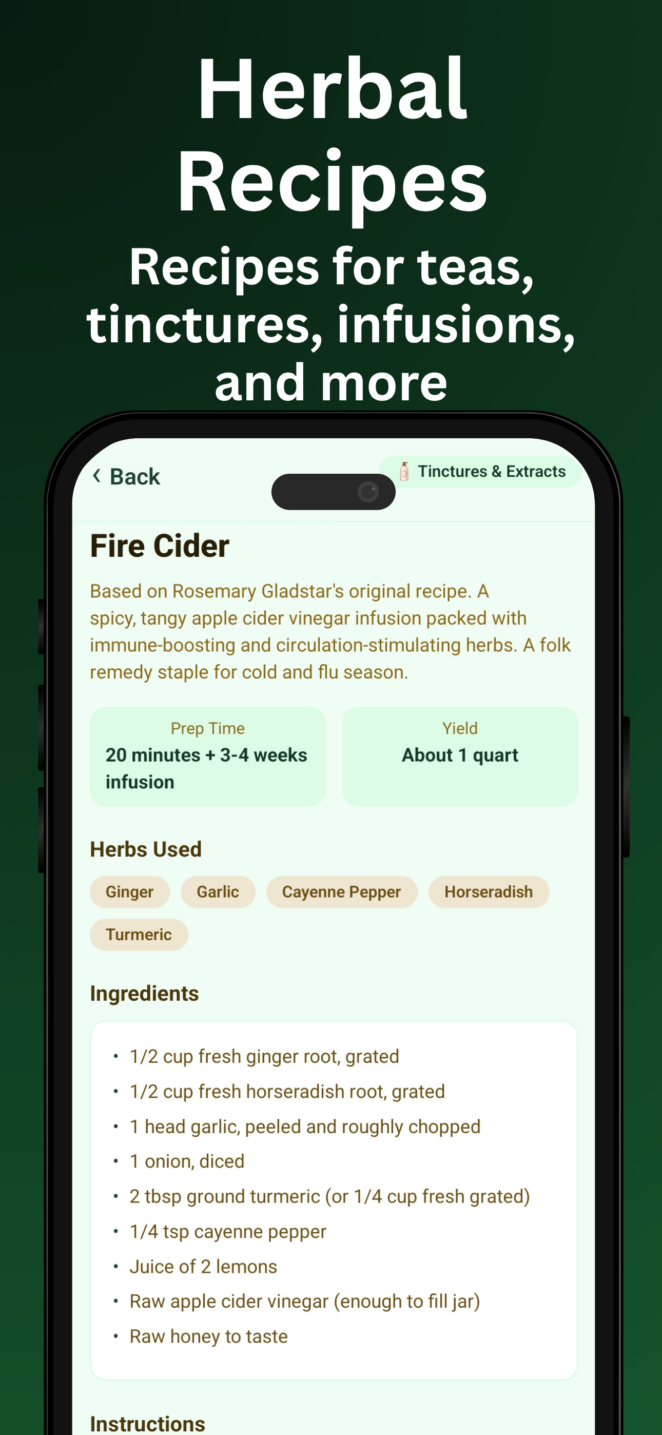 Achievements screen showing herbal learning milestones