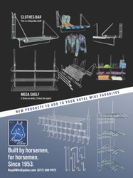 Organize Your Tack Stall Like a Pro: Introducing Two New Shelving Solutions from Royal Wire Equine!