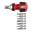 Milwaukee 8-in-1 Compact Ratcheting Multi-Bit Screwdriver