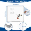 EOD Command Center Truck or Van 24"x24" Magnetic Whiteboard Wall Mount Dry Erase Board