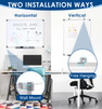 EOD Command Center Truck or Van 24"x24" Magnetic Whiteboard Wall Mount Dry Erase Board