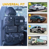 Universal Tactical Car Seat Back Organizer Bag Tactical Molle Vehicle Organizers Panel Vehicle Protector Organizers with 5 Detachable Pouches  (Upgraded C model Black camo)