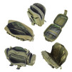 Universal Tactical Car Seat Back Organizer Bag Tactical Molle Vehicle Organizers Panel Vehicle Protector Organizers with 5 Detachable Pouches  (Army green)