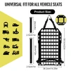 EOD 23 x 14.25 Inches Rigid Molle Panel for Vehicles Tactical Seat Back Organizer Car Storage Organizer Back Seat Truck Mount Rack Panel Compatible with Molle Pouches EDC Tools