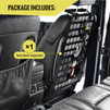 EOD 23 x 14.25 Inches Rigid Molle Panel for Vehicles Tactical Seat Back Organizer Car Storage Organizer Back Seat Truck Mount Rack Panel Compatible with Molle Pouches EDC Tools