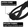 EOD 22"x38" Cargo Net Stretches to 44"x76", Latex Bungee Cargo Net with 2"X2" Small Mesh and 12 Adjustable Plastic Hooks(Black)